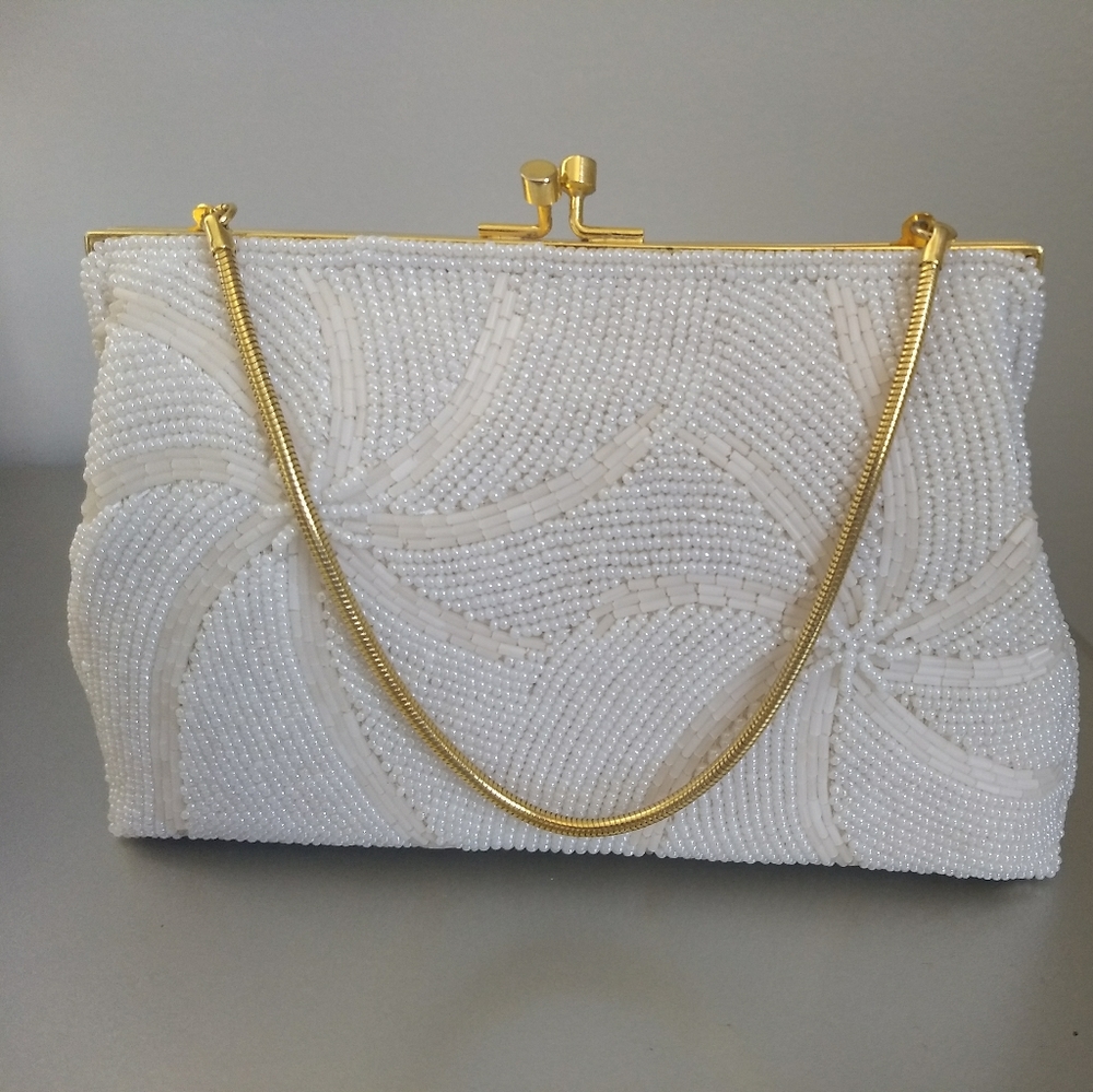 Hand Beaded Clutch